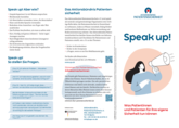 Flyer „Speak Up“